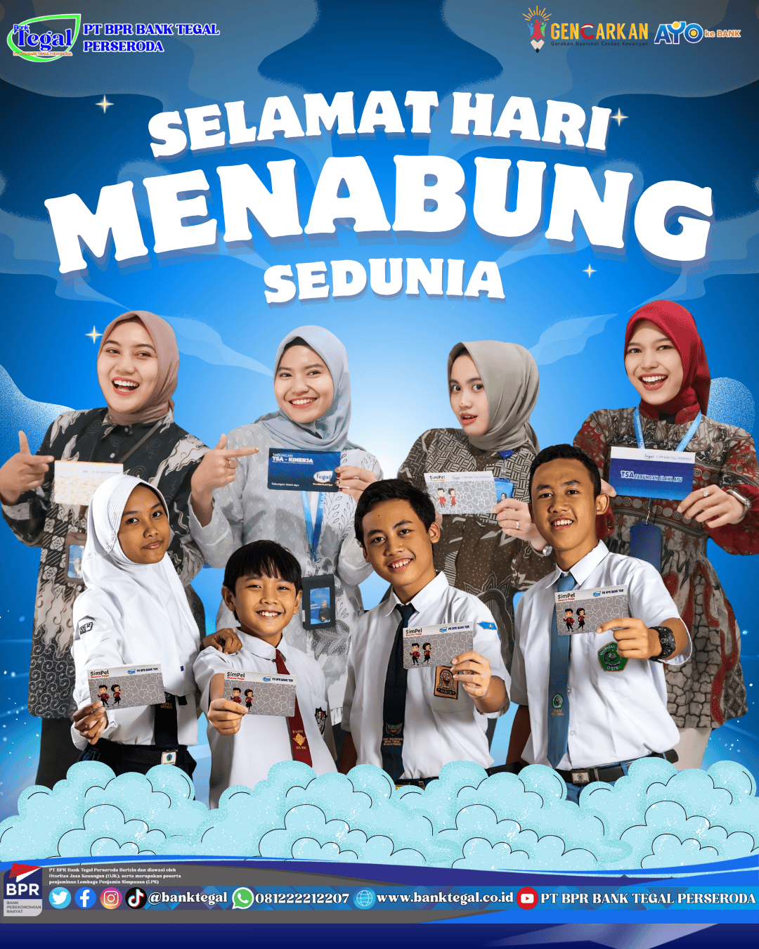 PT BPR Bank Tegal (Perseroda) Peringati Hari Menabung Sedunia, Ajak Masyarakat Tanamkan Budaya Menabung Sejak Dini