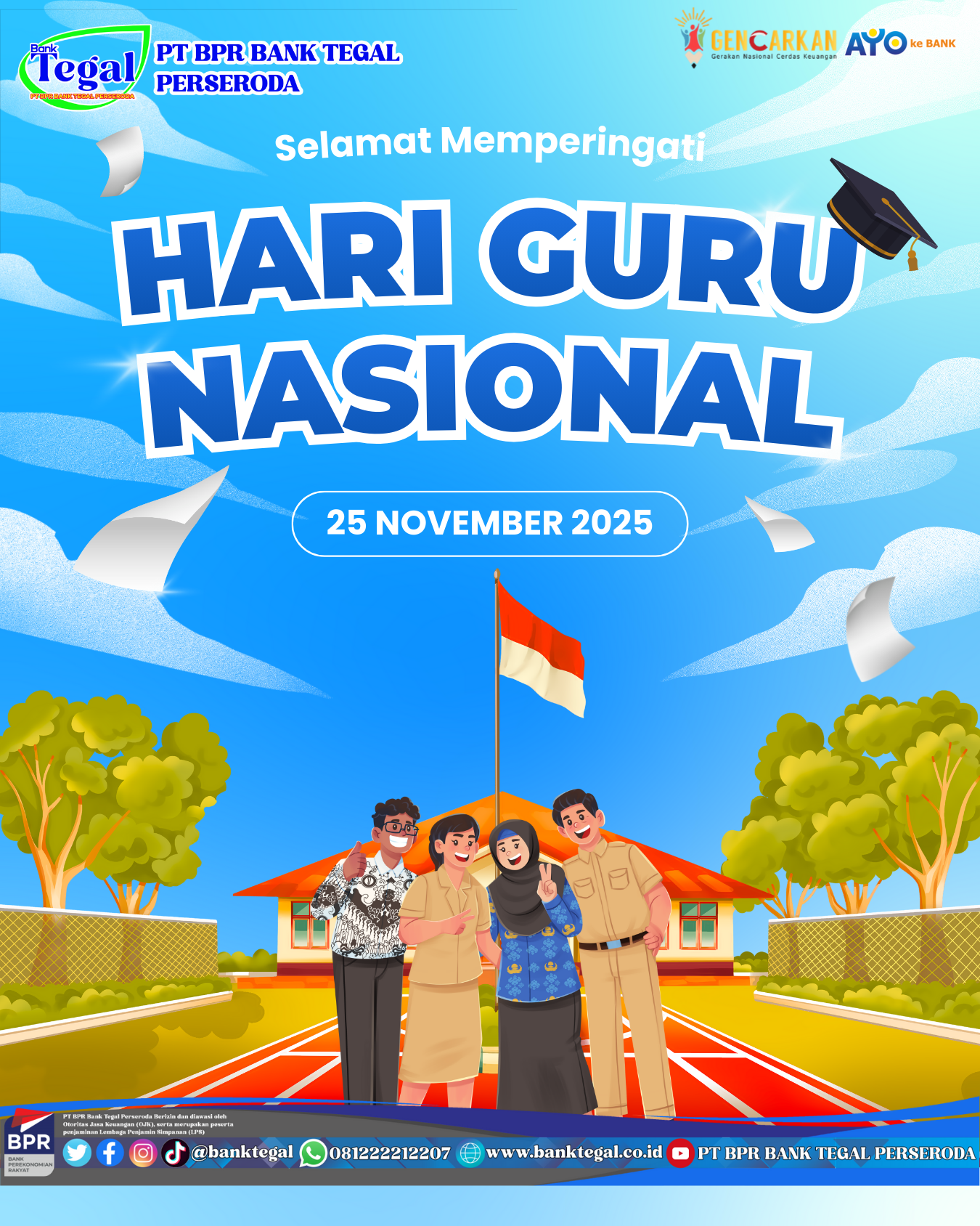 PT BPR BANK TEGAL PERSERODA: Refleksi dan Apresiasi Mendalam di Hari Guru Nasional 25 November 2025
